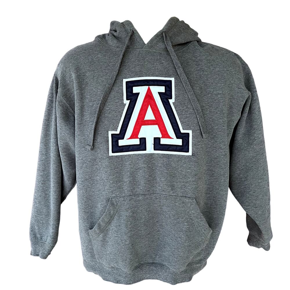 University of Arizona Pullover Collegiate Hoodie Sweatshirt Gray Wildcats Mens S